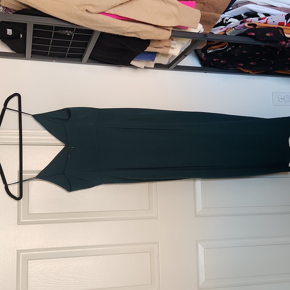 Shona Joy Core Cocktail Dress in Seaweed Green Size 10 - Picture 10 of 14